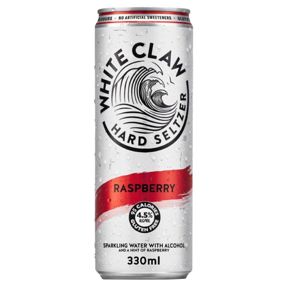 White Claw Raspberry Hard Seltzer, 330ml - Citywide Drinks