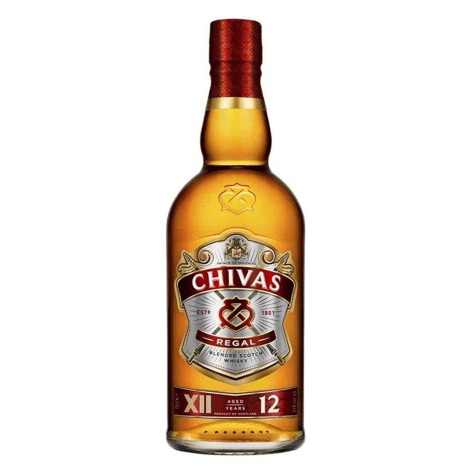 Chivas Regal 12 Year Blended Scotch Whisky, 70cl - Citywide Drinks