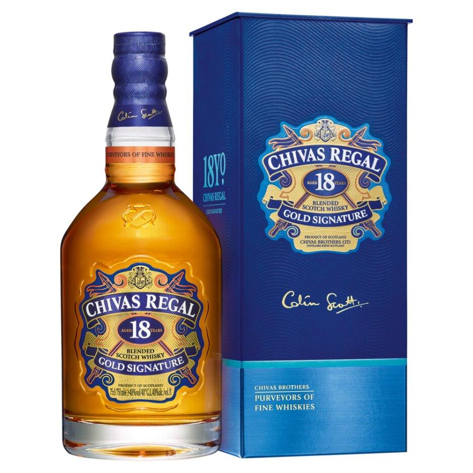 Chivas Regal 18 Year Gold Signature Whisky, 70cl - Citywide Drinks