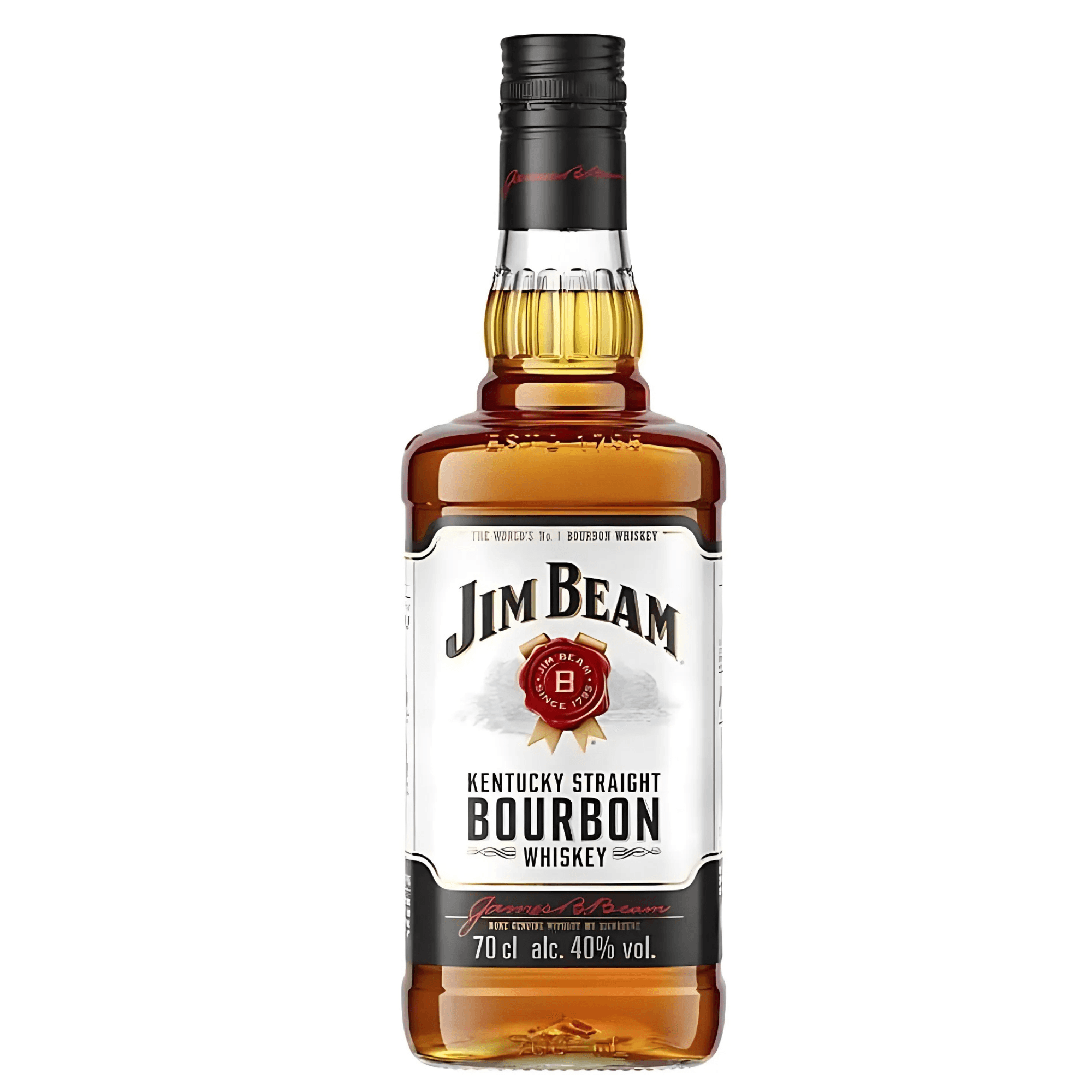Jim Beam White Label Bourbon, 70cl