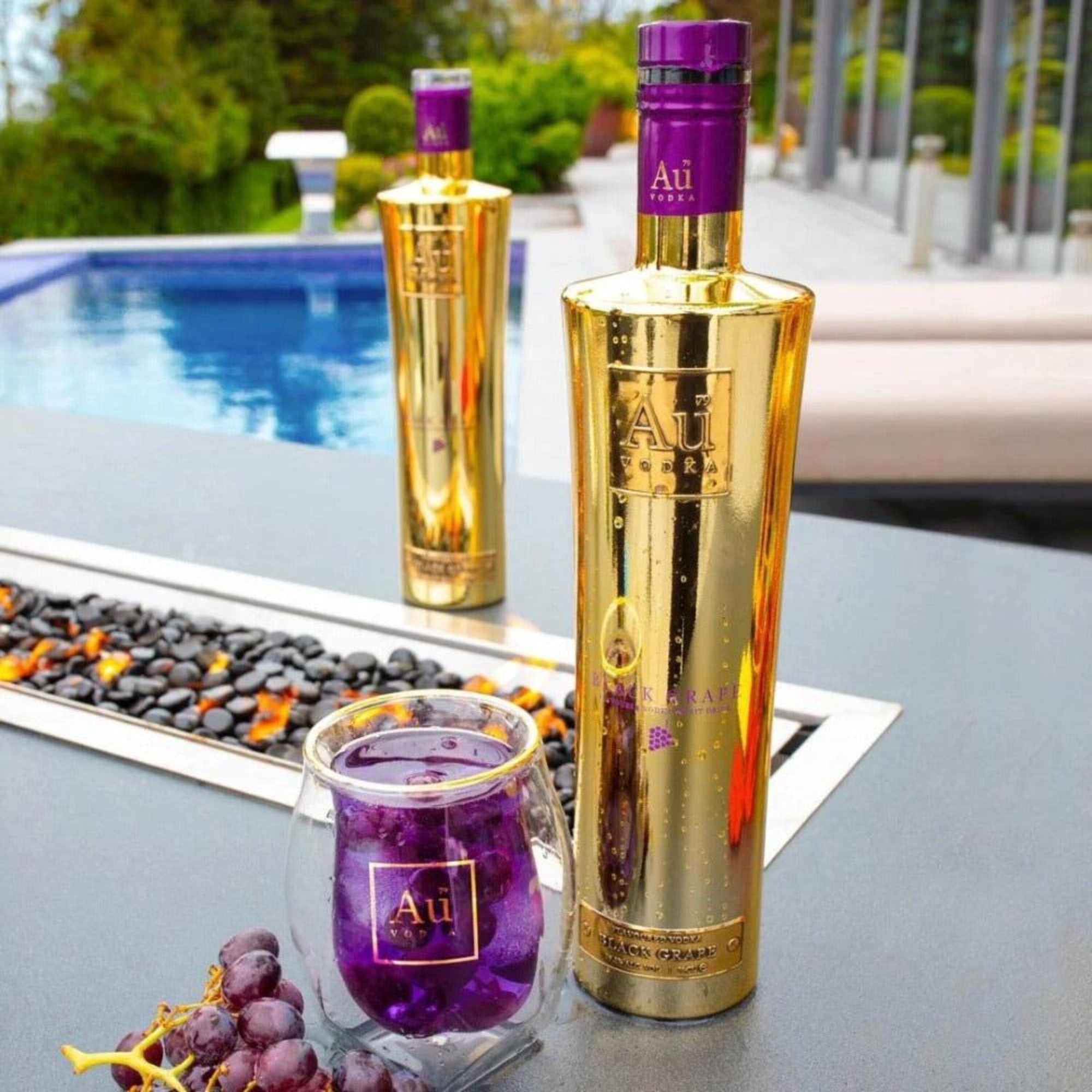Au Vodka Black Grape, 70cl vodka Au vodka