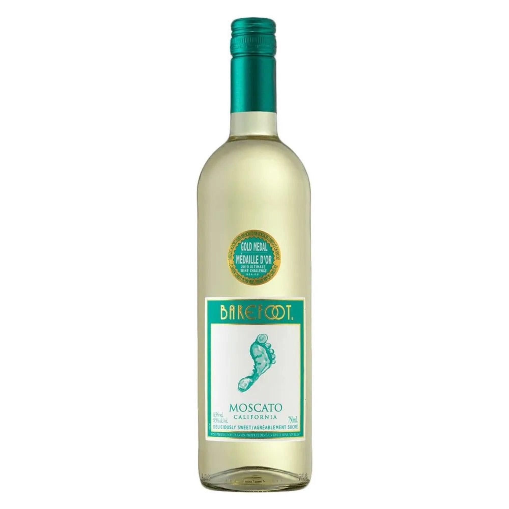 BAREFOOT MOSCATO SWEET WHITE WINE, 75CL - Citywide Drinks