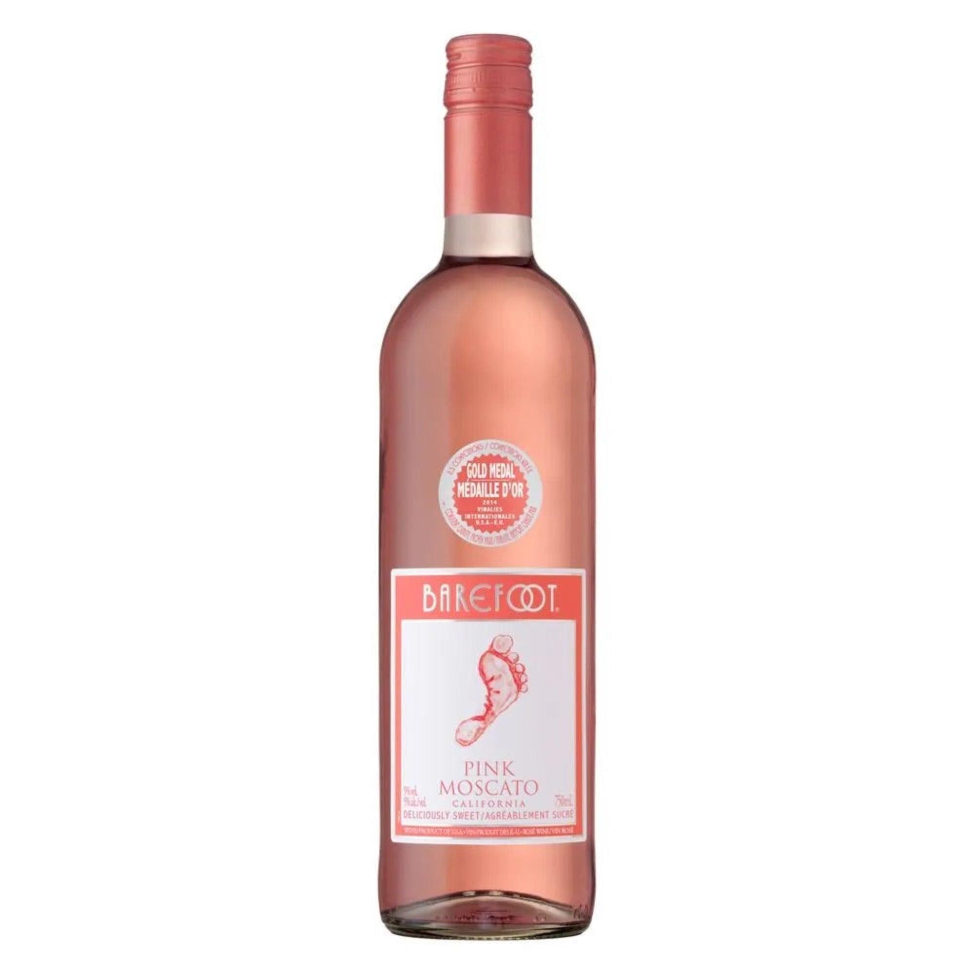 BAREFOOT PINK MOSCATO, 75CL - Citywide Drinks