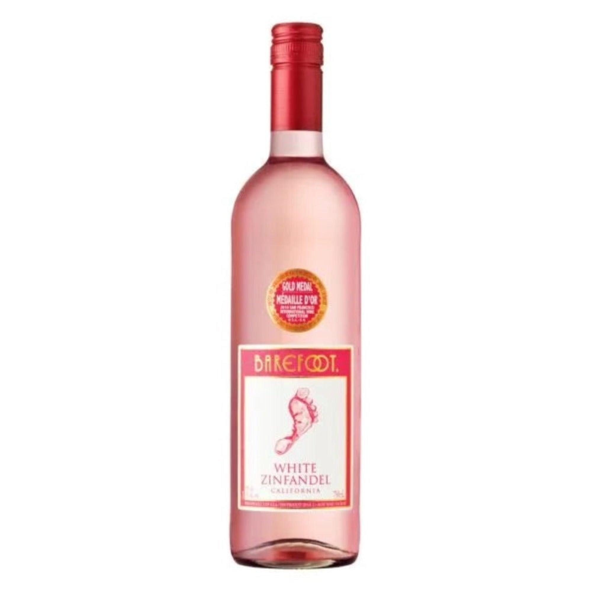 Barefoot White Zinfandel Rosé Wine, 75cl - Citywide Drinks