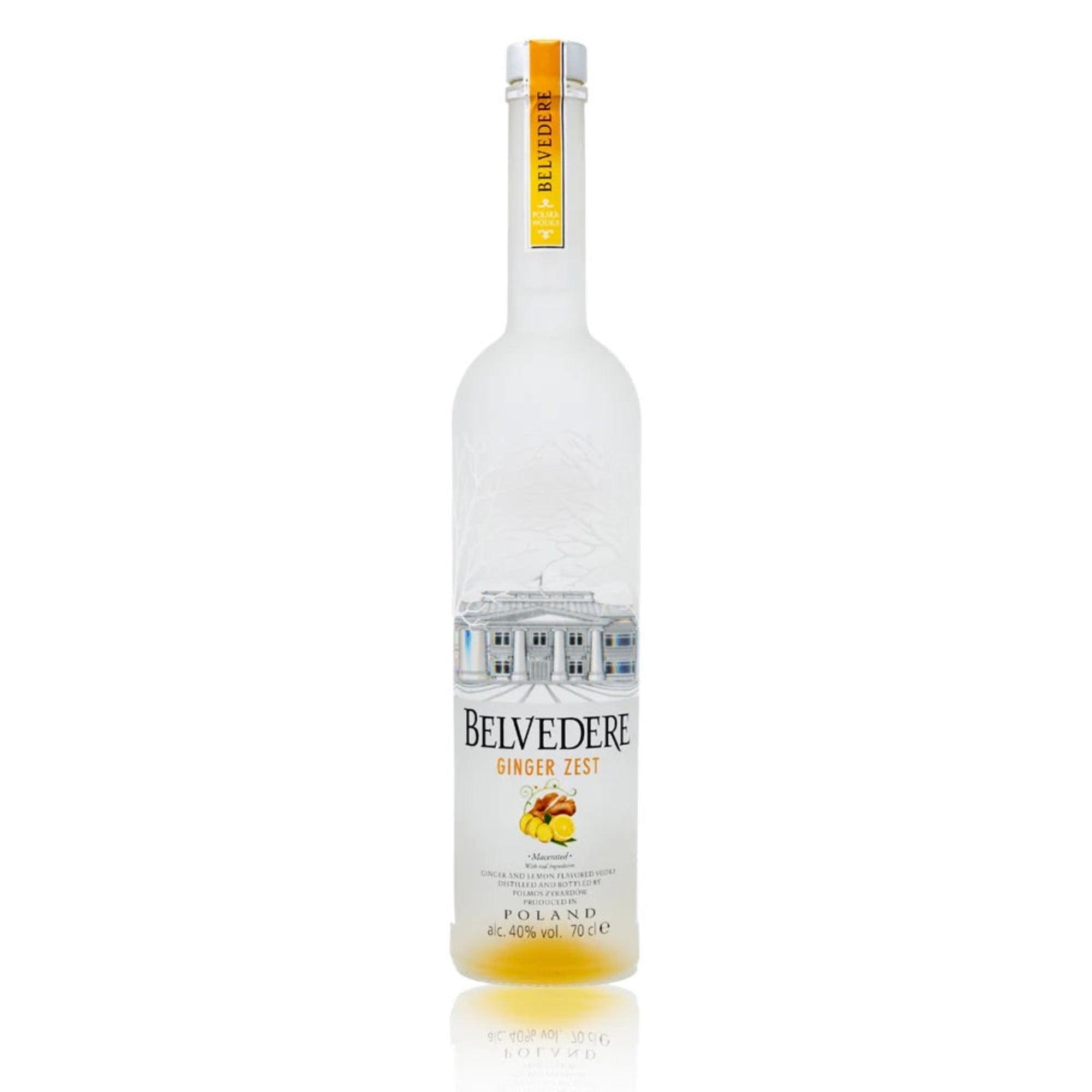 BELVEDERE GINGER ZEST VODKA, 70CL - Citywide Drinks