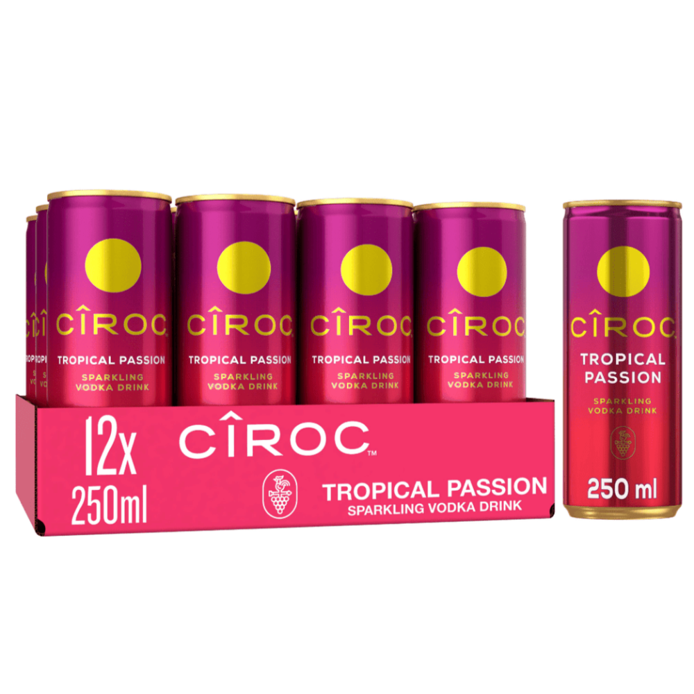 CIROC TROPICAL PASSION PREMIXED COCKTAIL MULTI-PACK, 12X 250ML - Citywide Drinks