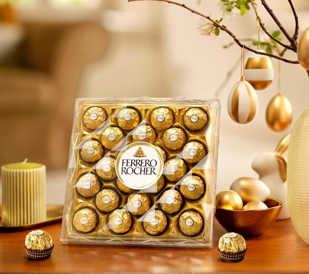 Ferrero Rocher Chocolate Pralines Gift box, 24 Pieces - Citywide Drinks