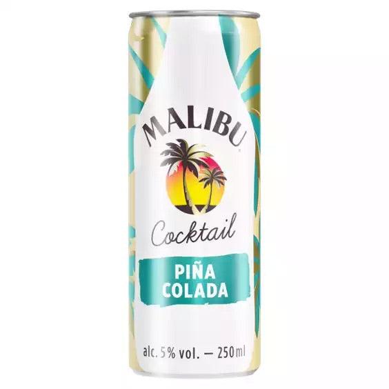 MALIBU PIÑA COLADA PREMIXED COCKTAIL, 250ML - Citywide Drinks