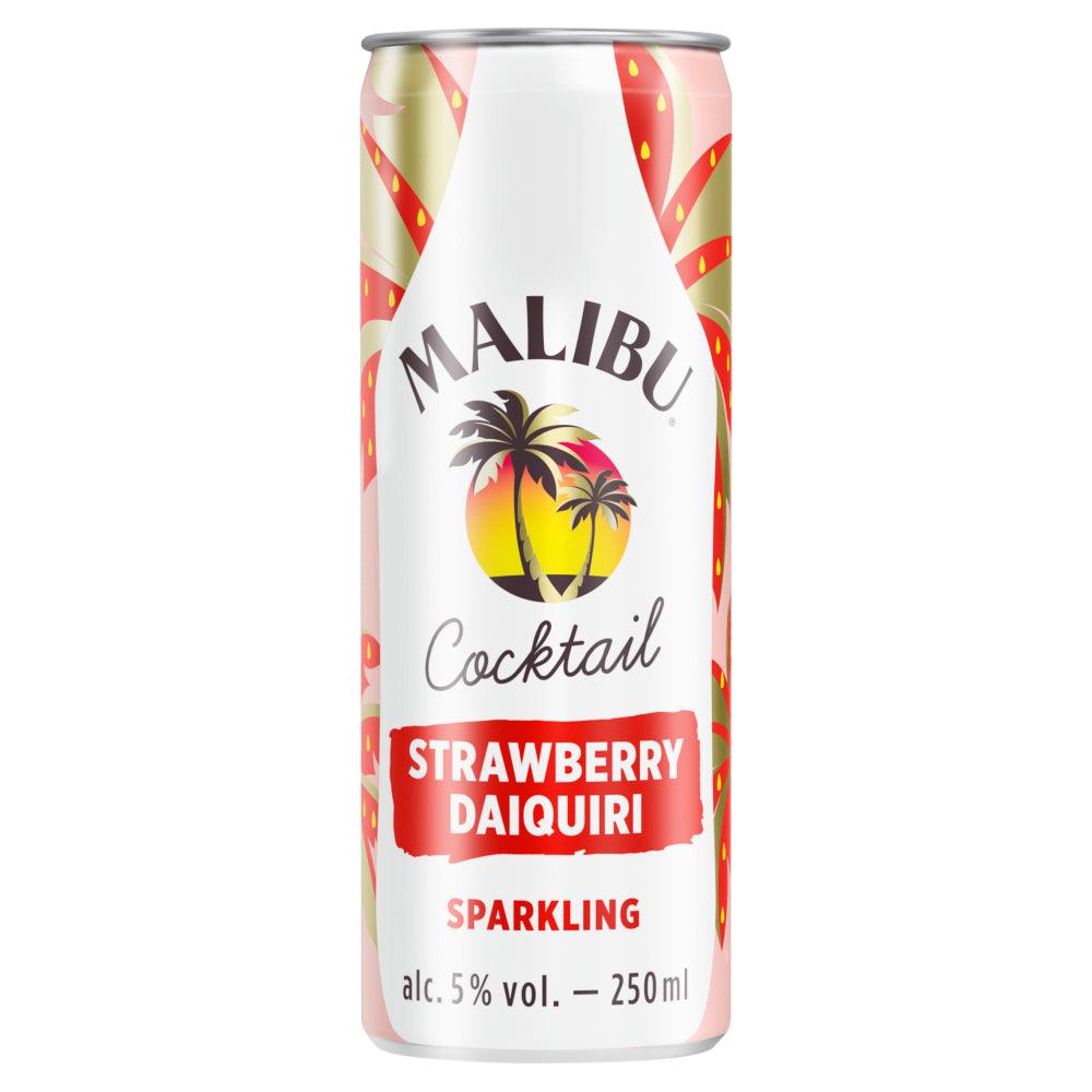 MALIBU STRAWBERRY DAIQUIRI PREMIXED COCKTAIL, 250ML - Citywide Drinks