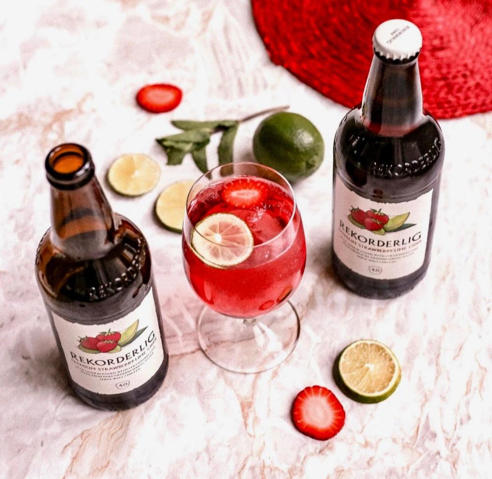 REKORDERLIG STRAWBERRY & LIME CIDER, 500ML - Citywide Drinks