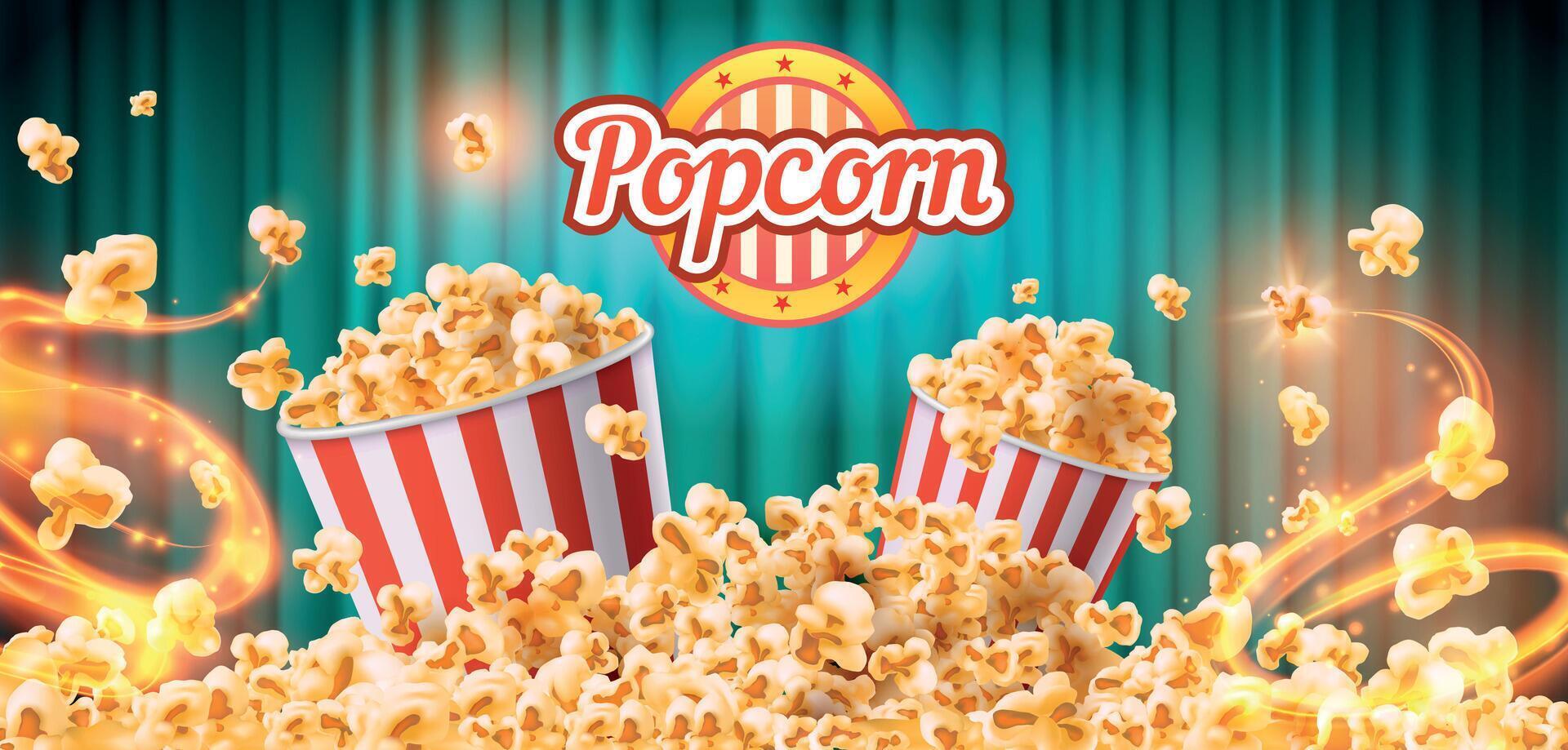 Caramel popcorn bowl on drinks table setup