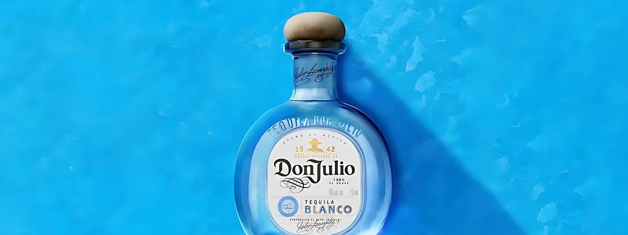 Don Julio tequila range displayed with agave décor