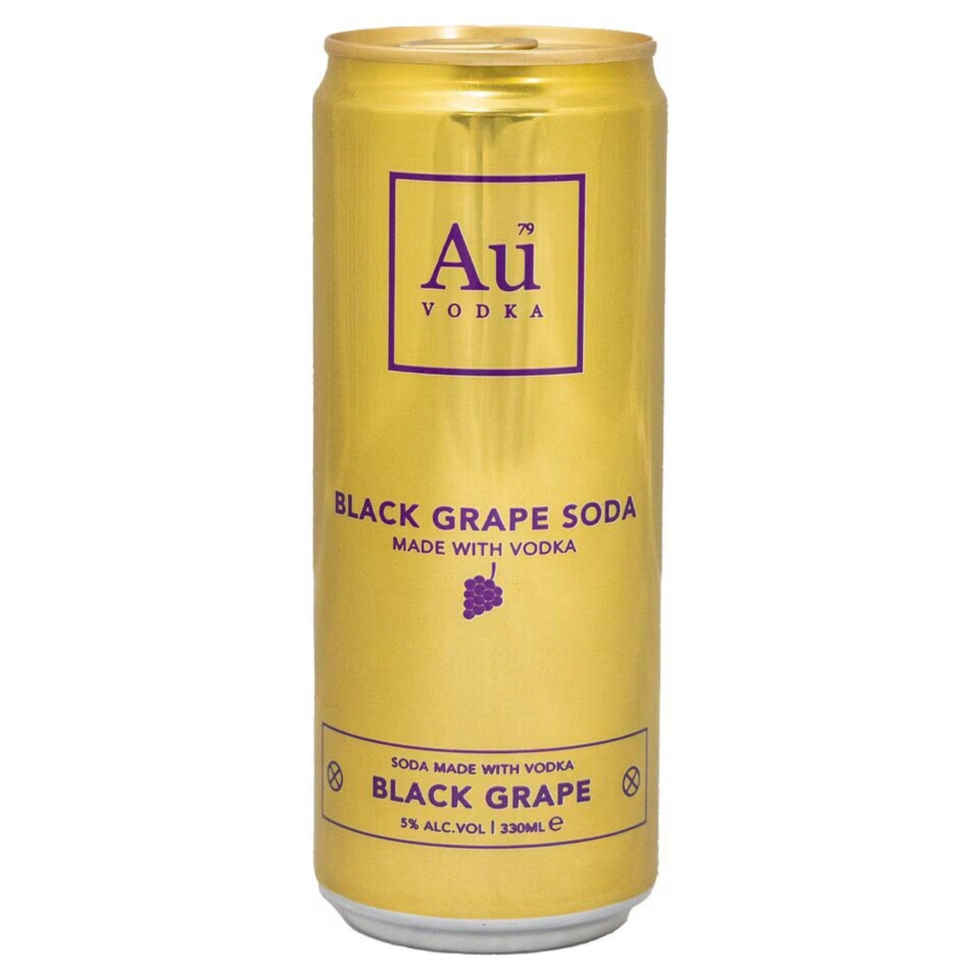 Au Vodka Black Grape Premixed Can, 330ml - Citywide Drinks 