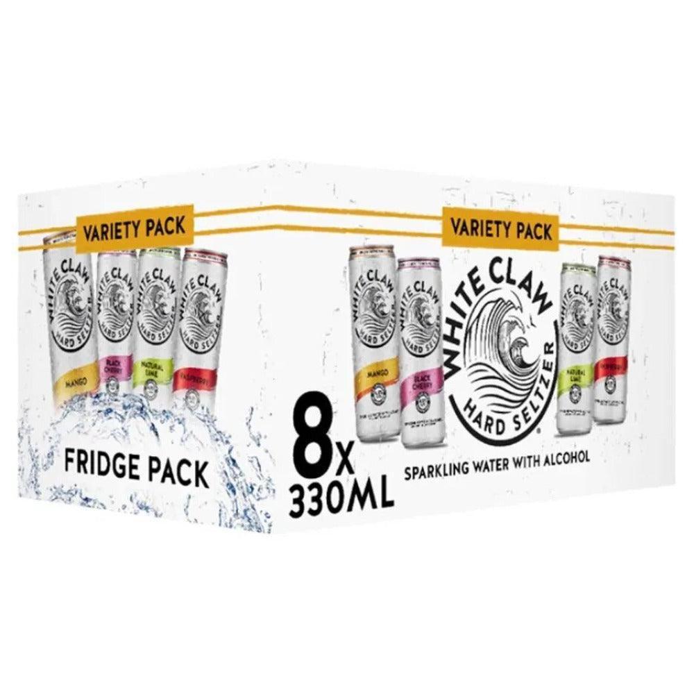 White Claw Hard Seltzer Variety Pack 8x 330ml - Citywide Drinks 