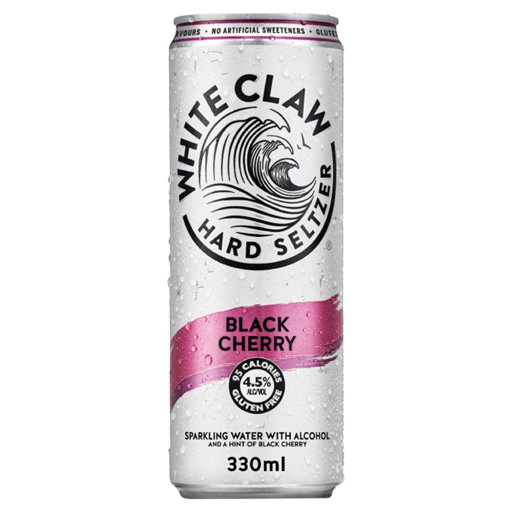 White Claw Black Cherry Hard Seltzer, 330ml - Citywide Drinks 