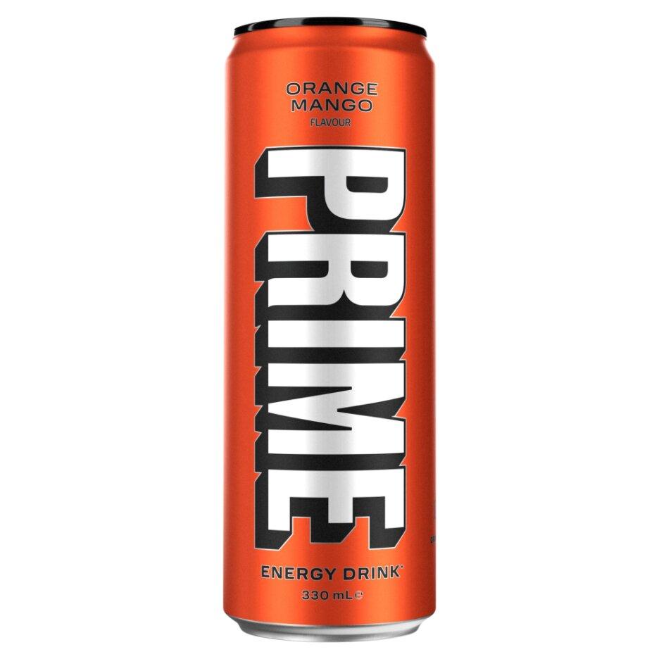 Prime Hydration Orange & Mango Flavoured Energy Drink, 330ml - Citywide Drinks 