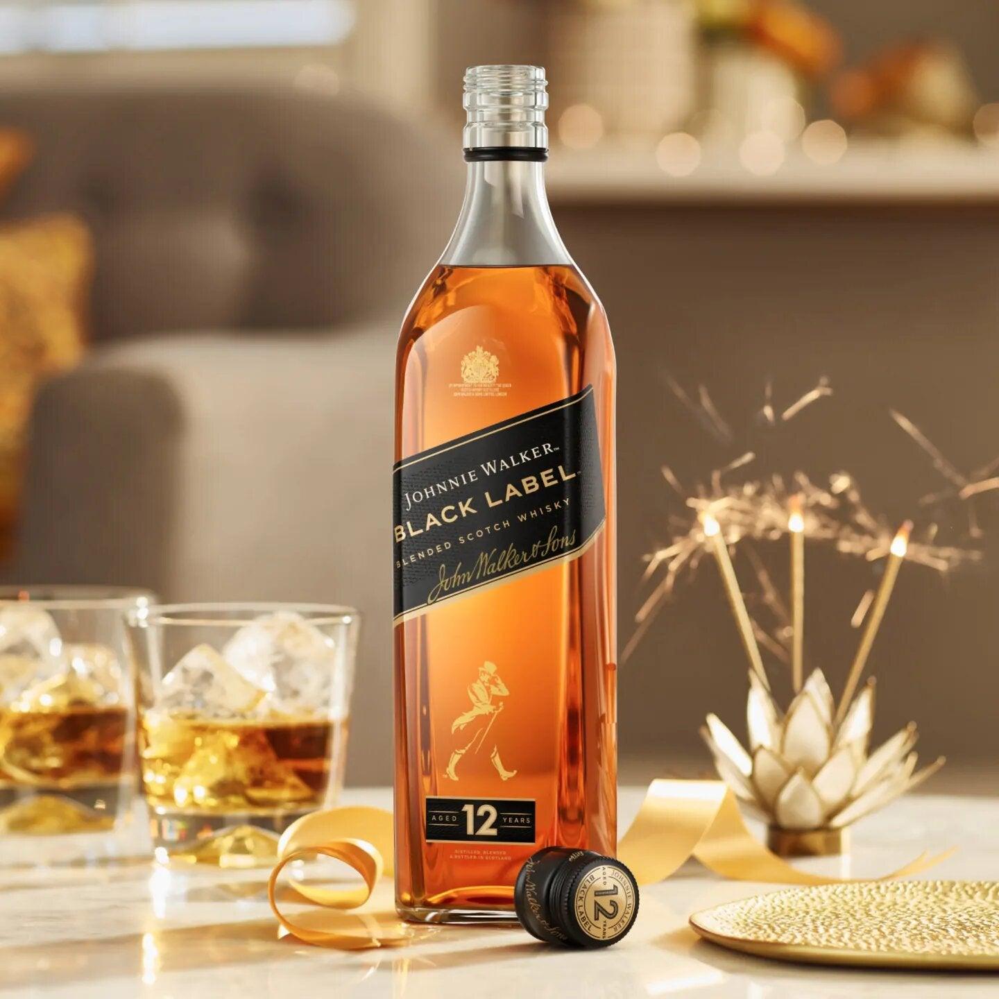 Johnnie Walker Black Label Whisky, 70cl - Citywide Drinks 