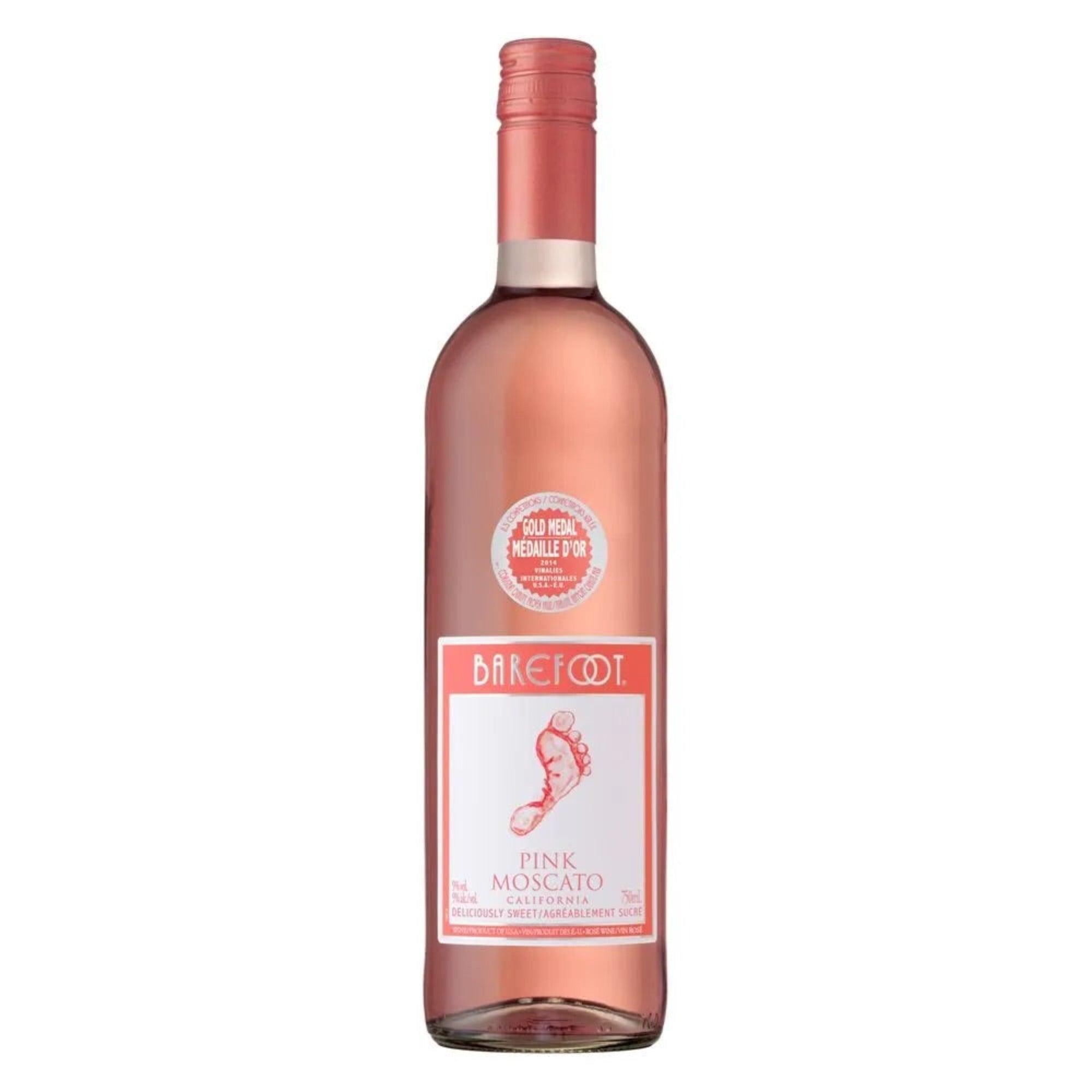 BAREFOOT PINK MOSCATO, 75CL - Citywide Drinks 