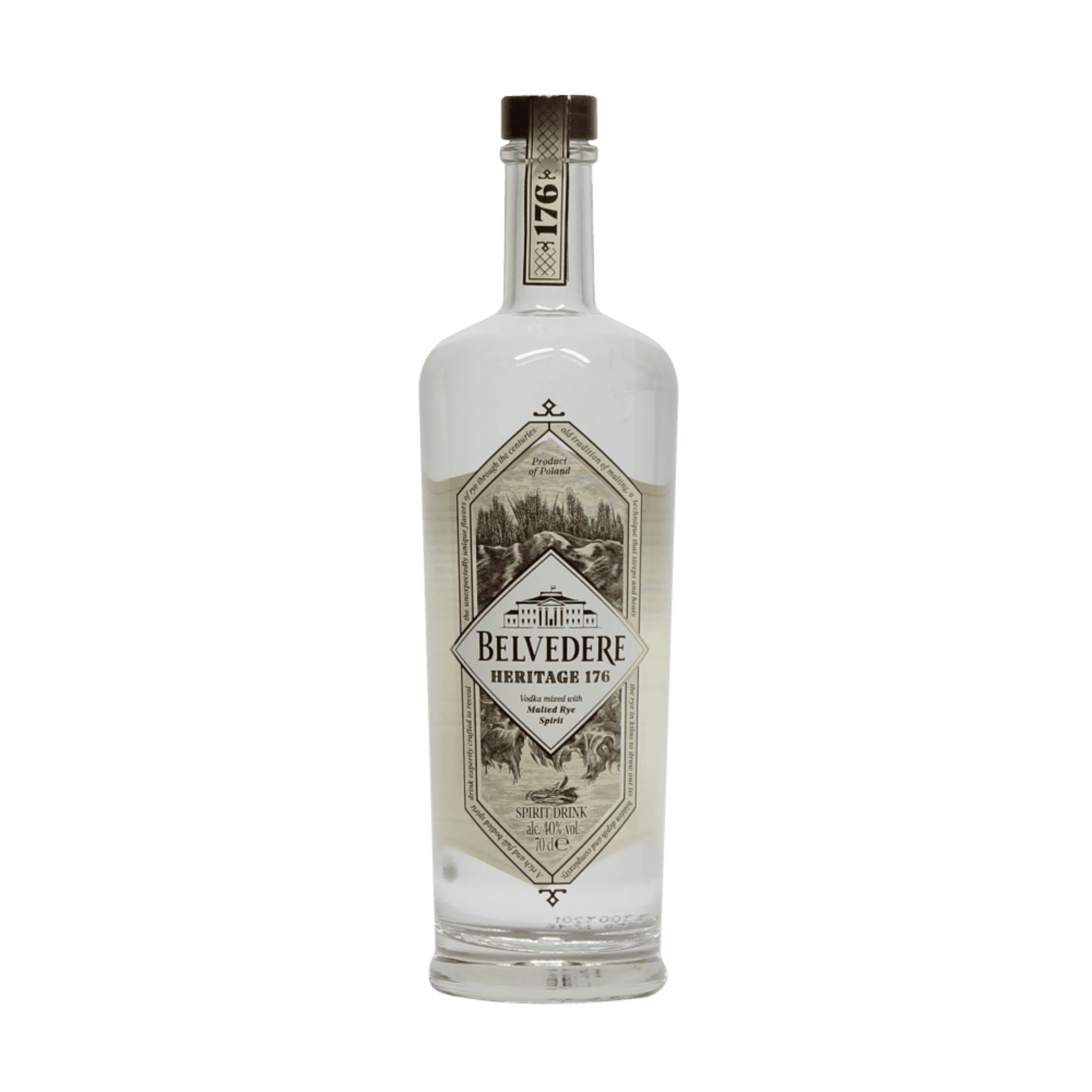 BELVEDERE HERITAGE 176 VODKA, 70CL - Citywide Drinks 