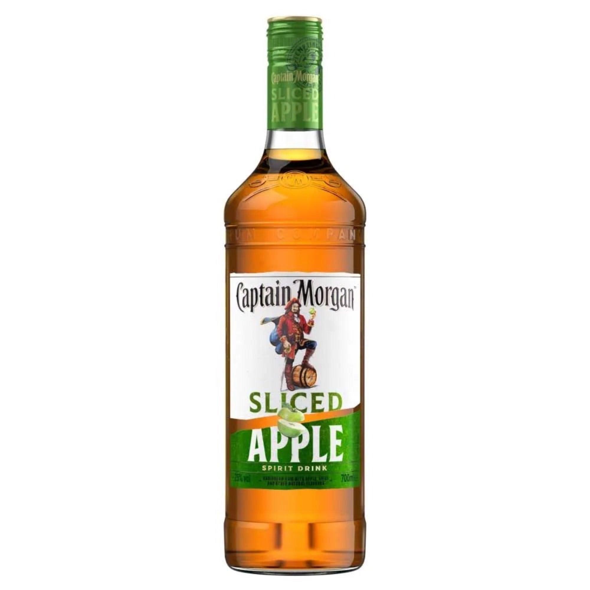 CAPTAIN MORGAN SLICED APPLE RUM, 70CL - Citywide Drinks 