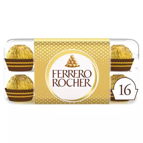 Ferrero Rocher Chocolate Pralines Gift Box, 16 Pieces - Citywide Drinks 