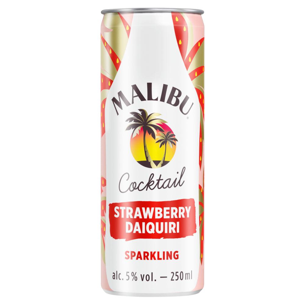 MALIBU STRAWBERRY DAIQUIRI PREMIXED COCKTAIL, 250ML - Citywide Drinks 