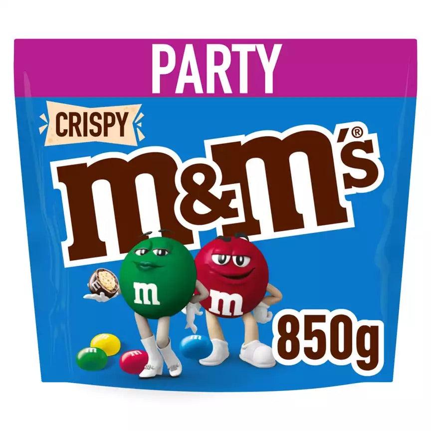 M&M's® Crispy Party Pouch, 850g - Citywide Drinks 