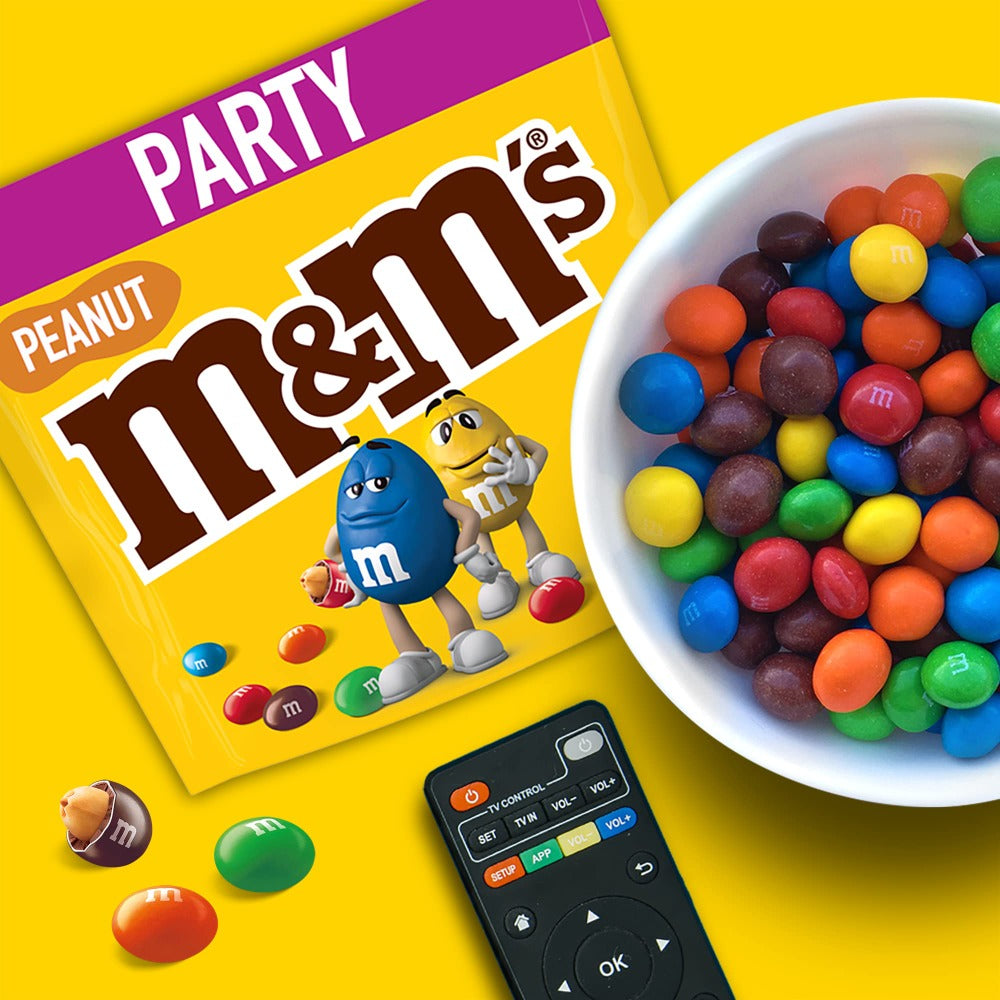 M&M's® Crunchy Peanut & Milk Chocolate Party Mix Snack Bag, 1kg - Citywide Drinks 