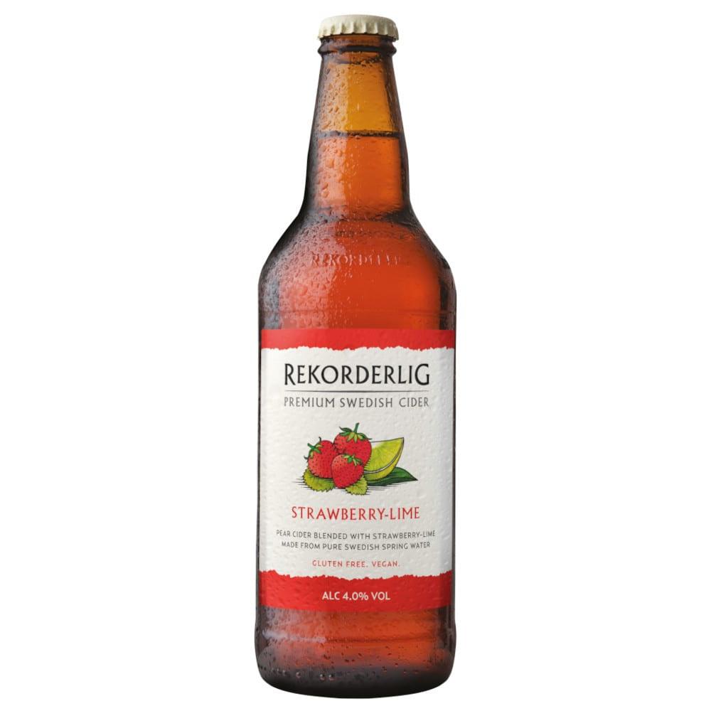 REKORDERLIG STRAWBERRY & LIME CIDER, 500ML - Citywide Drinks 