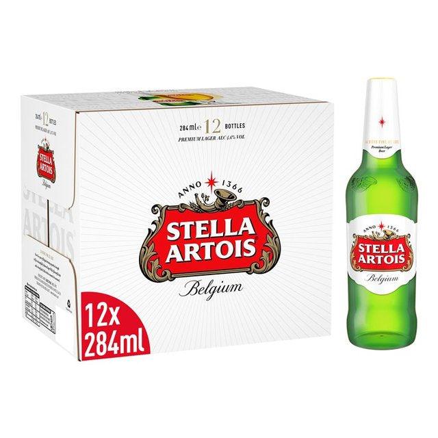 Stella Artois Premium Lager, 12x 284ml - Citywide Drinks 