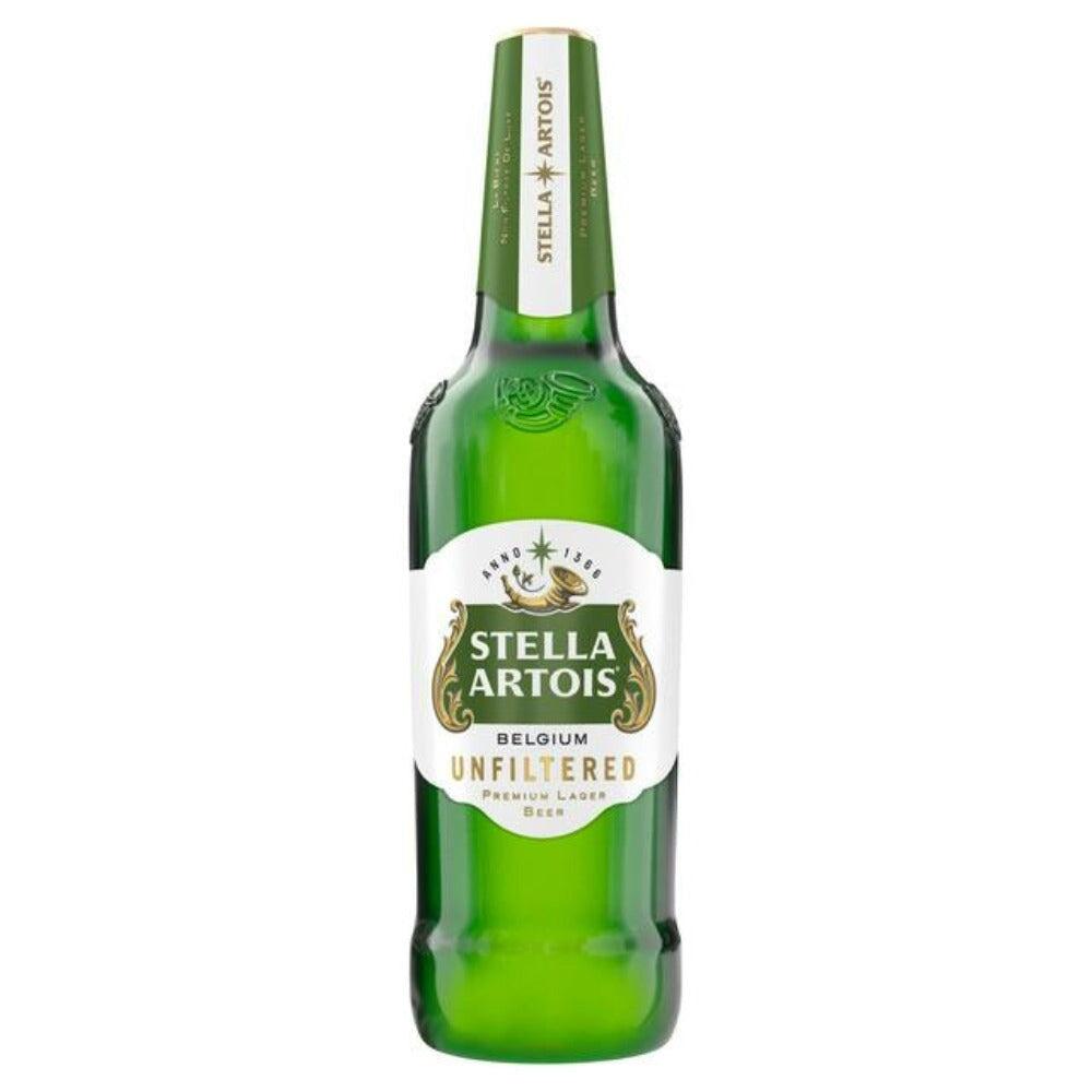 STELLA ARTOIS PREMIUM UNFILTERED LAGER BEER, 660ML Lager Stella artois 