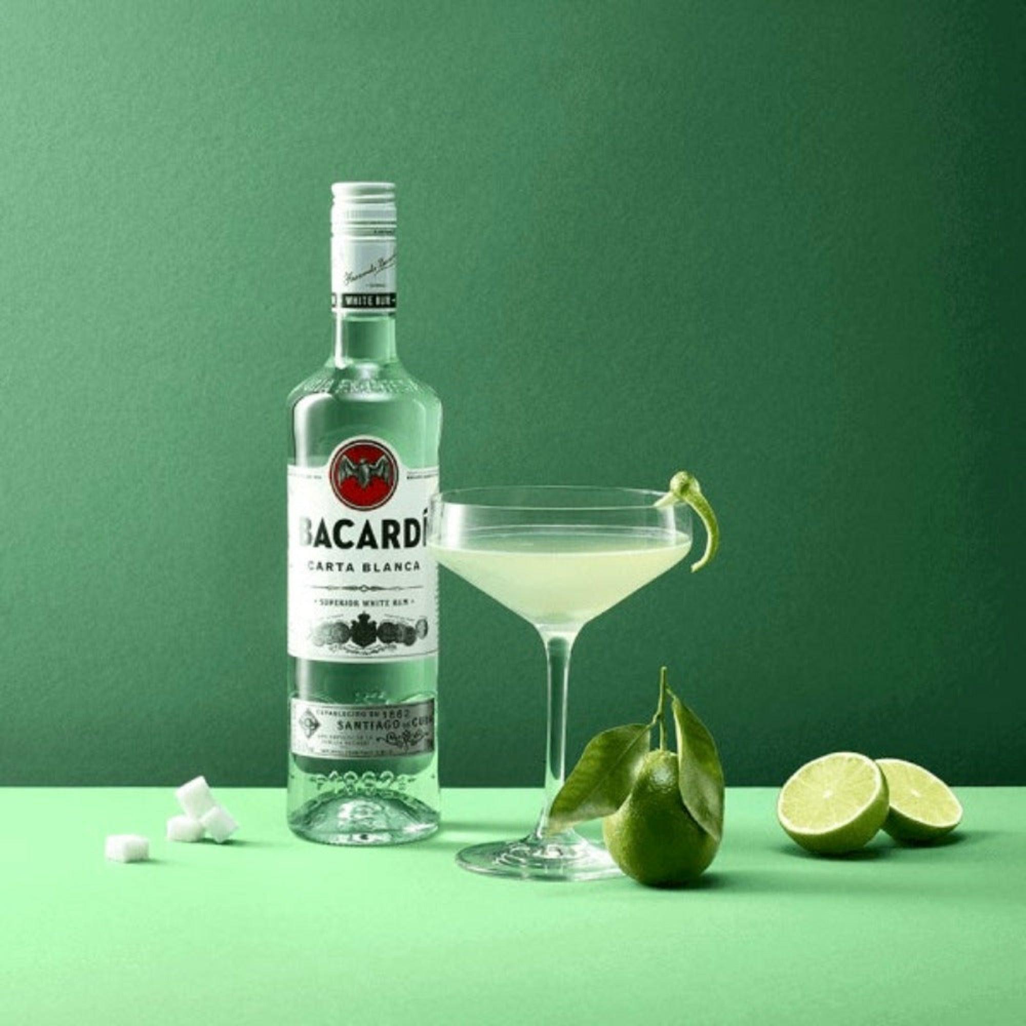 BACARDI CARTA BLANCA RUM MINIATURE, 5CL - Citywide Drinks 