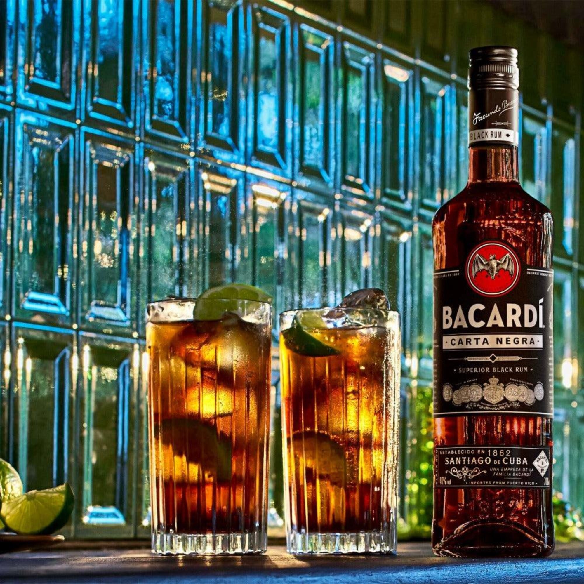 BACARDI CARTA NEGRA RUM, 70CL - Citywide Drinks 